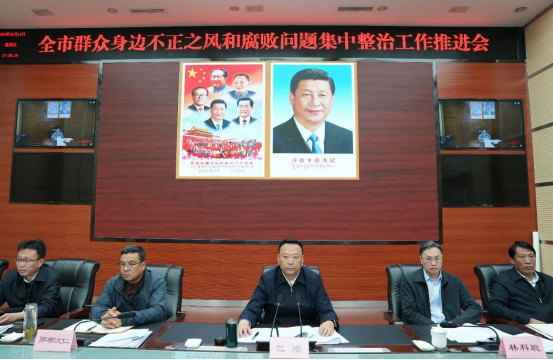 全市群众身边不正之风和腐败问题集中整治工作推进会召开