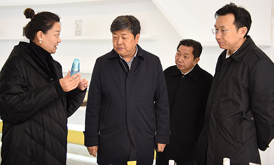 敖刘全在林芝经开区考察调研